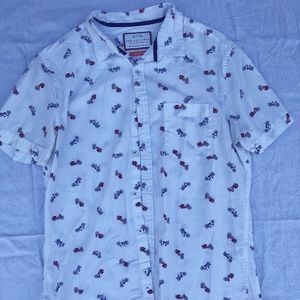 EUC Men's Denim & Flower Button-down shirt